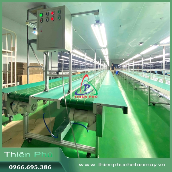 Dây chuyền băng tải lắp ráp - Băng Tải Thiên Phú - Công Ty TNHH Thương Mại Và Chế Tạo Máy Thiên Phú